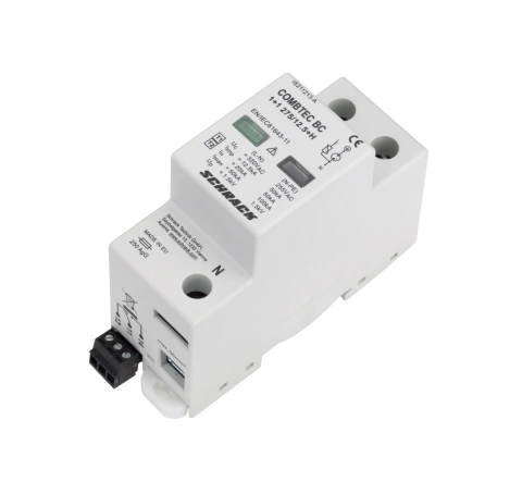 Descarcator COMBTEC BC 1+1 275/12,5+contact auxiliar