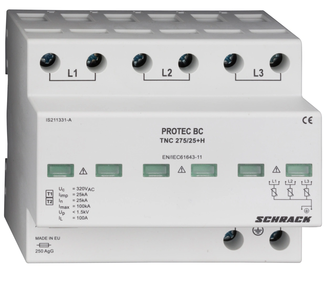 Descarcator PROTEC BC TNC 275/25