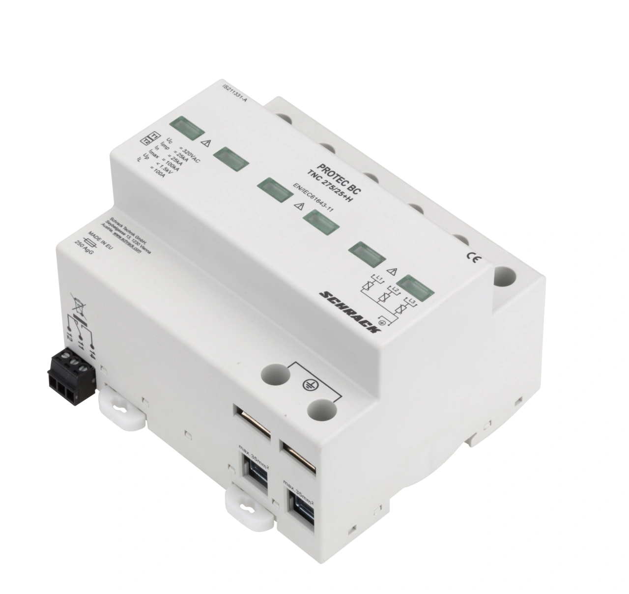 Descarcator PROTEC BC TNC 275/25+contact auxiliar