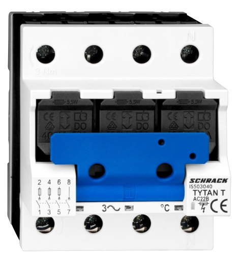 Separator de sarcină pt. portfuz. D0+10x38 TYTAN-T 3p+N, 63A