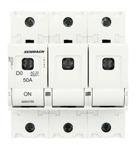 Soclu pentru portfuzibile D02, seria ARROW S, 3-poli, 50A_1