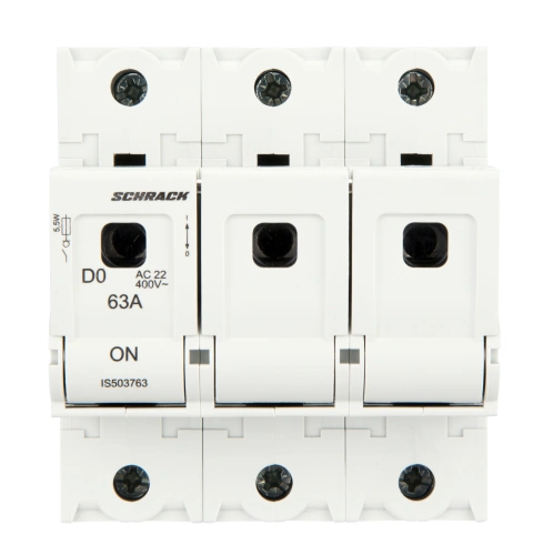 Soclu pentru portfuzibile D02, seria ARROW S, 3-poli, 63A_1