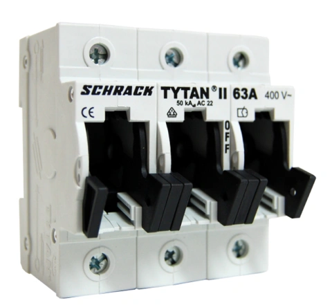 Separator de sarcină pentru portfuzibile D0 TYTAN-II 3p, 63A