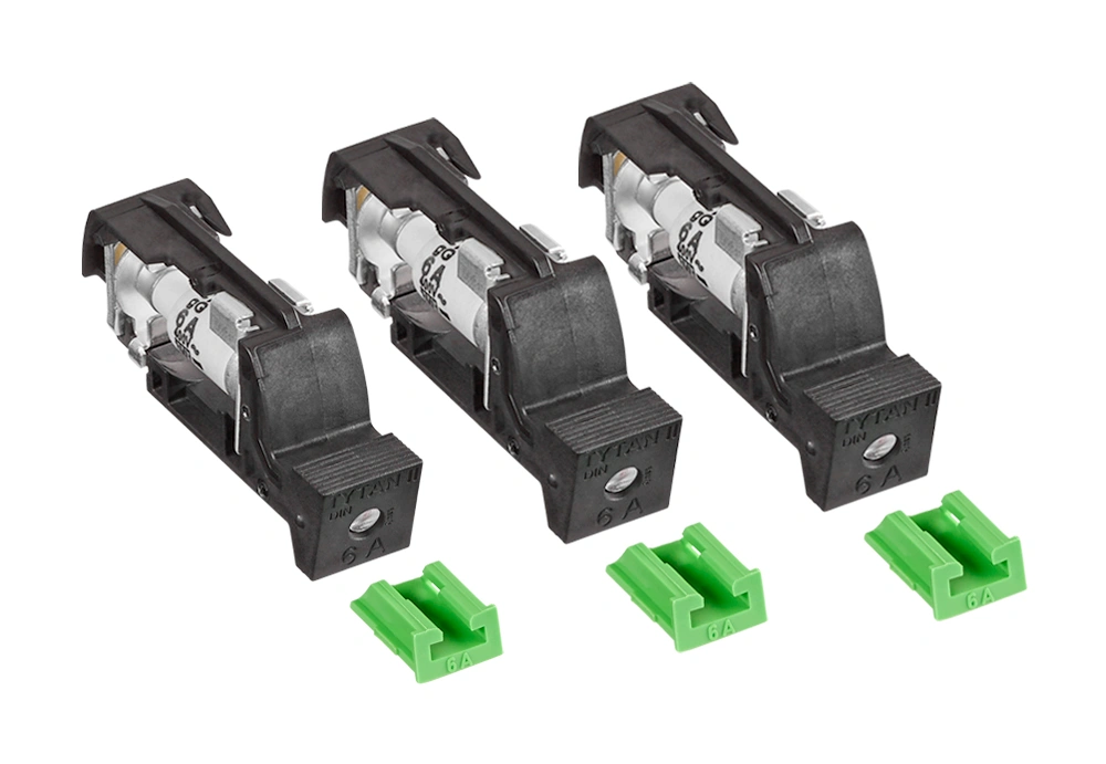 Set portfuzibile TYTAN II+cutie şi indic. de fuziune-D0/3x6A