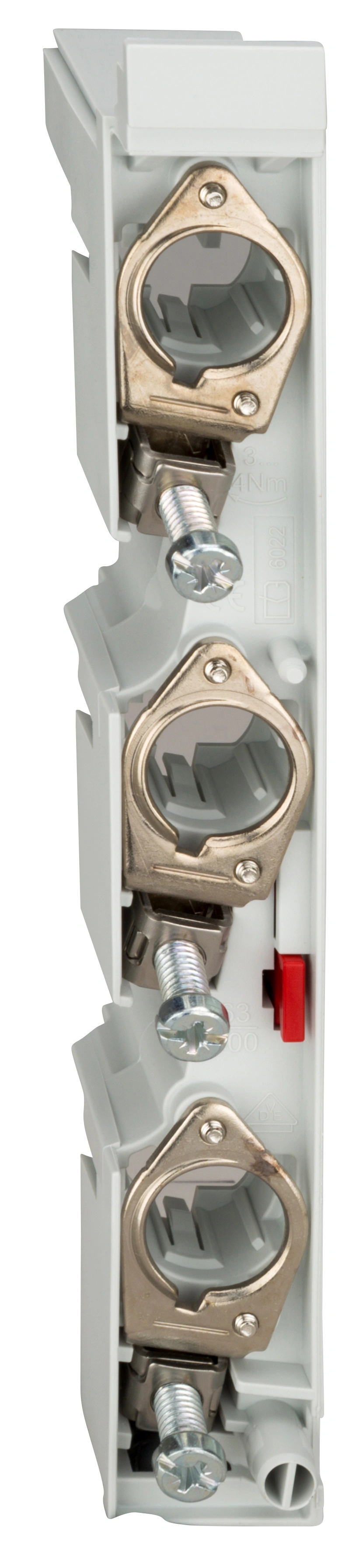 Soclu pt. portfuzibile E18 63A cu montaj sistem de bare 60mm