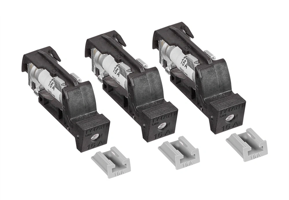 Fuse Plug for TYTAN, 3 x 16A, D02, complete, 24-60VAC/DC