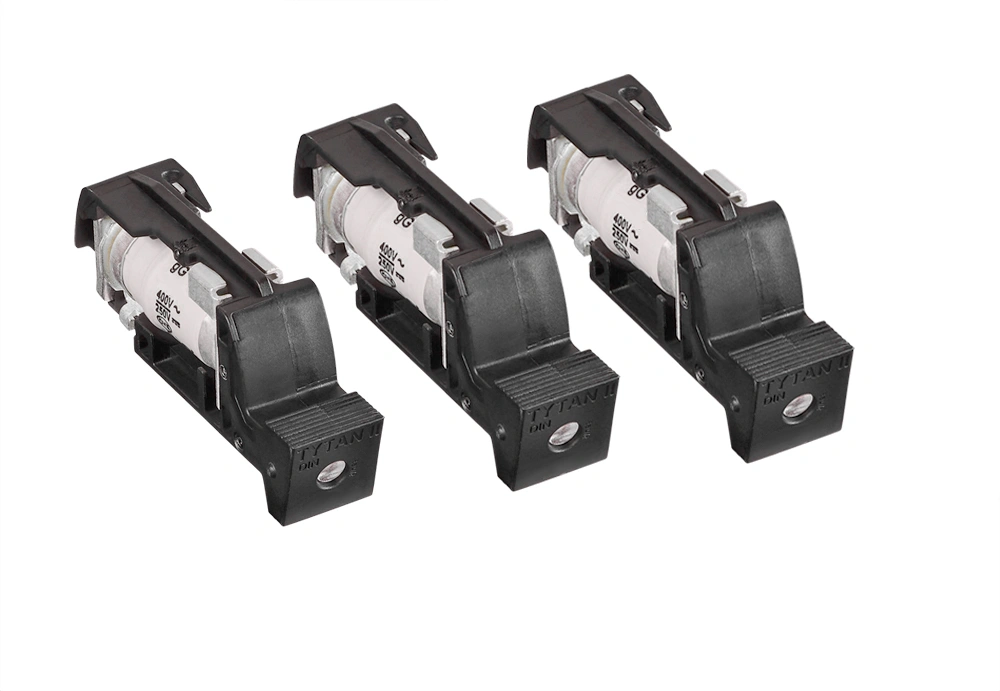 Fuse Plug for TYTAN, 3 x 40A, D02, complete, 24-60VAC/DC