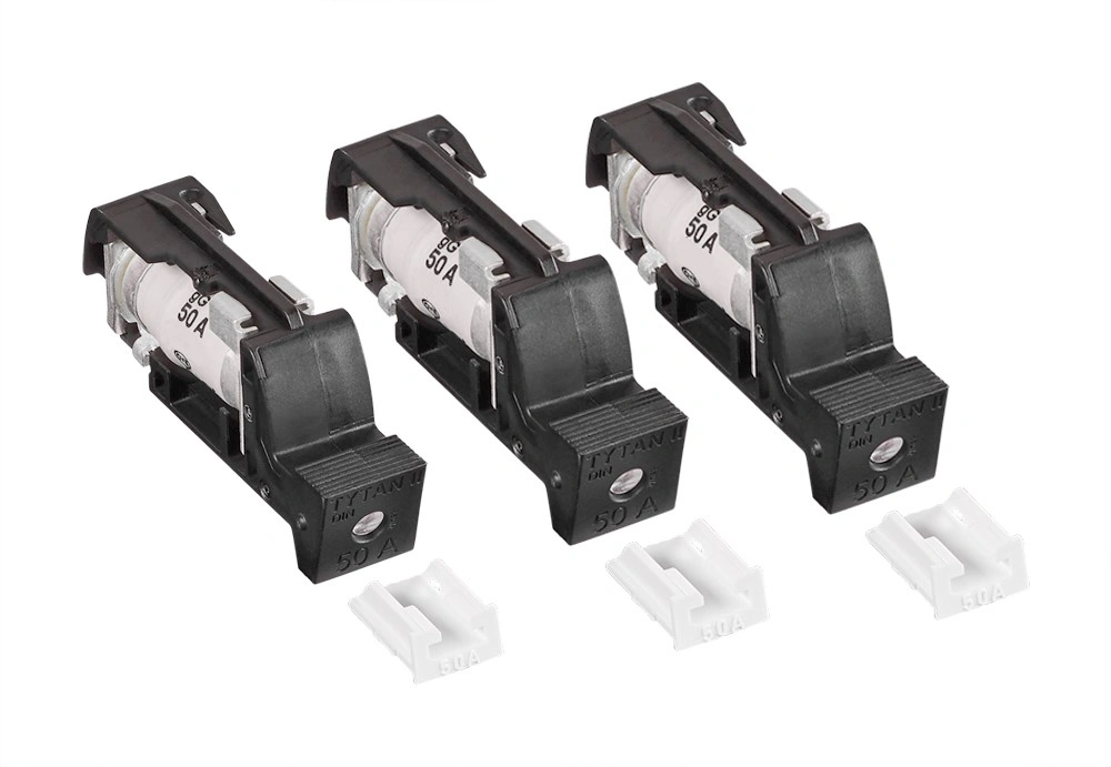 Fuse Plug for TYTAN, 3 x 50A, D02, complete, 24-60VAC/DC