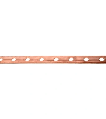 Bară din cupru perforată pt. socluri HRC 00, 30x5mm L=1m