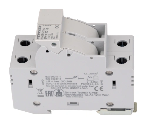 Separator modular pentru portfuzibile fotov.10x38, 2p, 25A_3