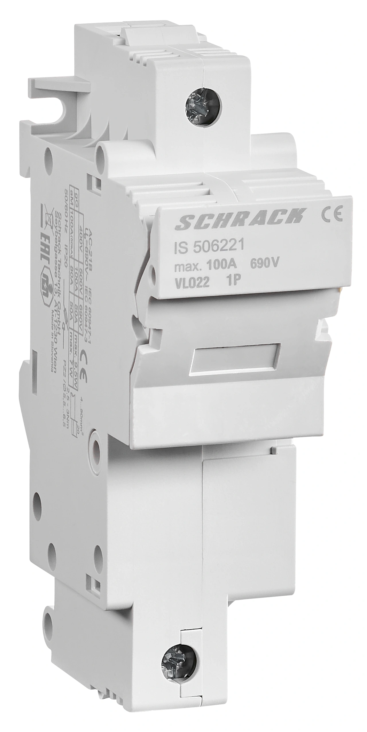 Separator modular pentru portfuzibile 22x58 1p 100A