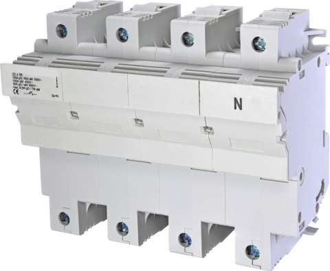 Separator modular pentru portfuzibile 22x58, 3p+N, 100A