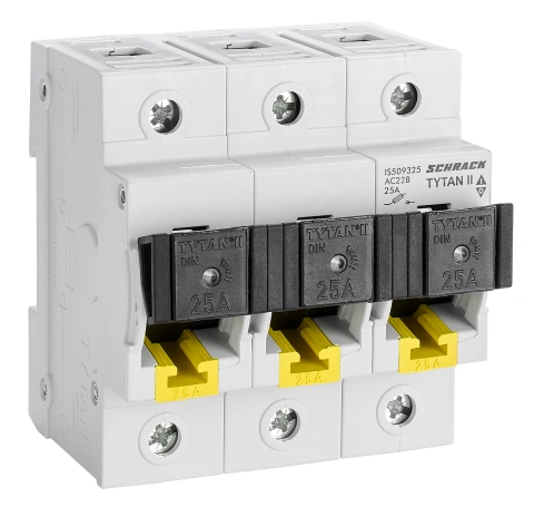 Separator modular pentru portfuzibile TYTAN 3p 25A, complet