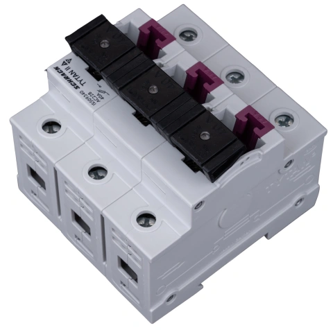 Separator modular pentru portfuzibile TYTAN, 3p 40A, complet_3