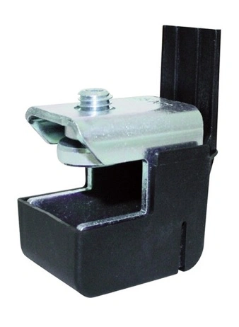 Clemă pt montaj separator vert. fără găurirea barei (1buc)
