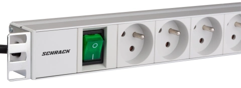 PDU 19", 8xUTE c.On/Off , profil ALU 1U, cablu 2m,RAL7035_5