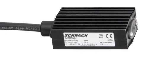 Radiator miniatură pentru dulapuri, 10W, 110-250V+cablu 0,3m