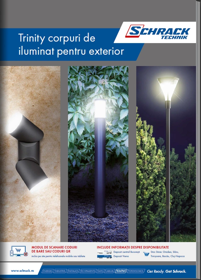 Catalog Trinity, corpuri de iluminat pentru exterior