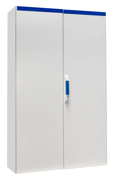 Dulap compact cu două uşi, 1600x1000x300mm, RAL 7035 IP54