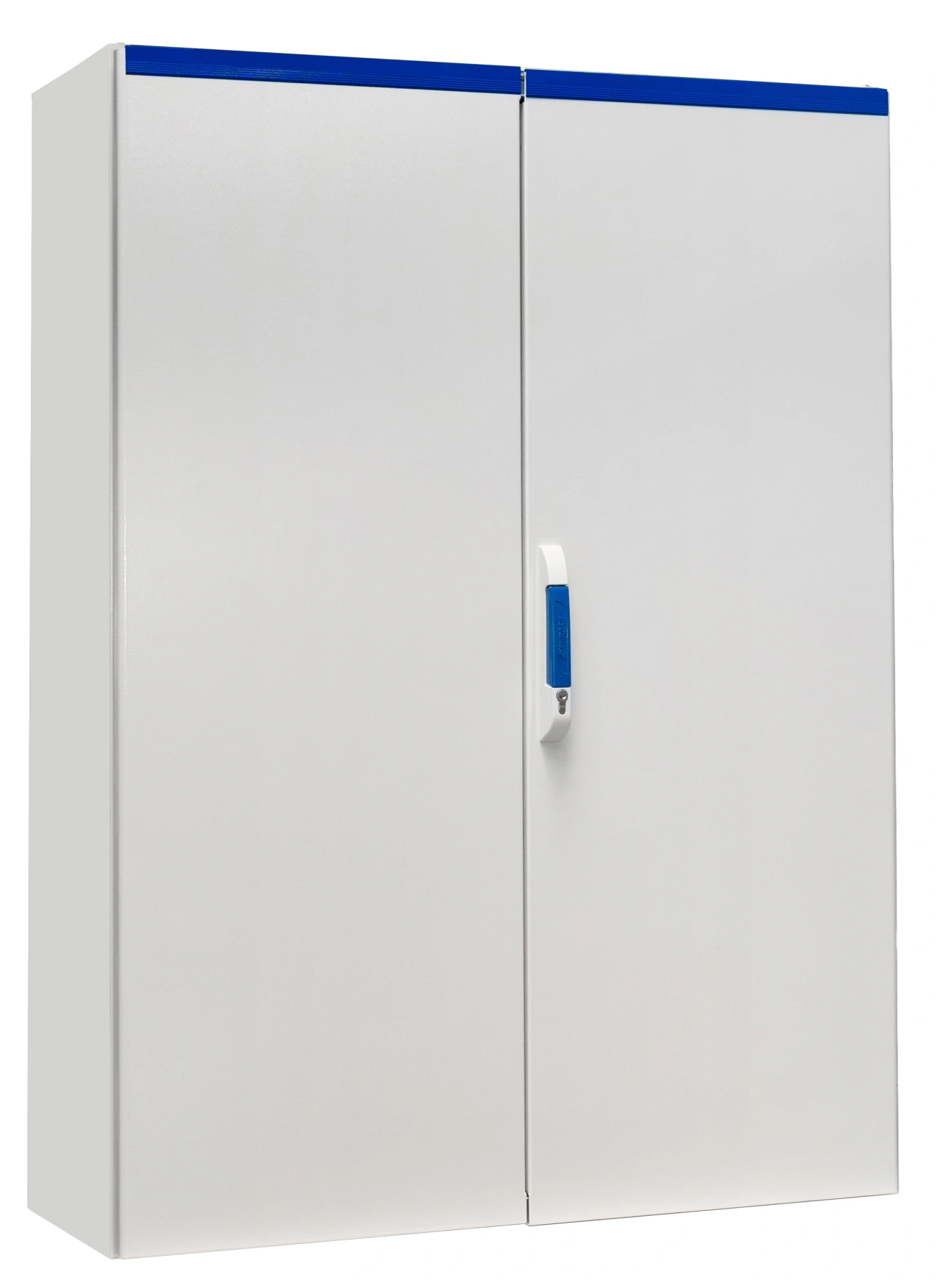 Dulap compact cu două uşi, 1600x1200x400mm, RAL 7035 IP54