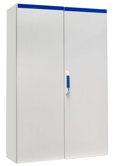 Dulap compact cu două uşi, 1800x1200x400mm, RAL 7035 IP54