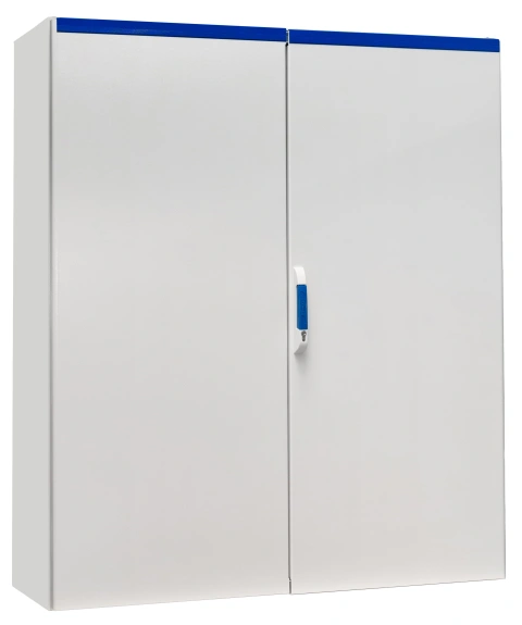 Dulap compact cu două uşi, 1800x1600x400mm, RAL 7035 IP54