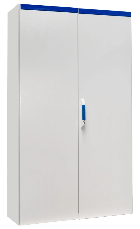 Dulap compact cu două uşi, 2000x1200x400mm, RAL 7035 IP54