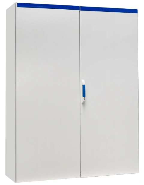 Dulap compact cu două uşi, 2000x1600x400mm, RAL 7035 IP54