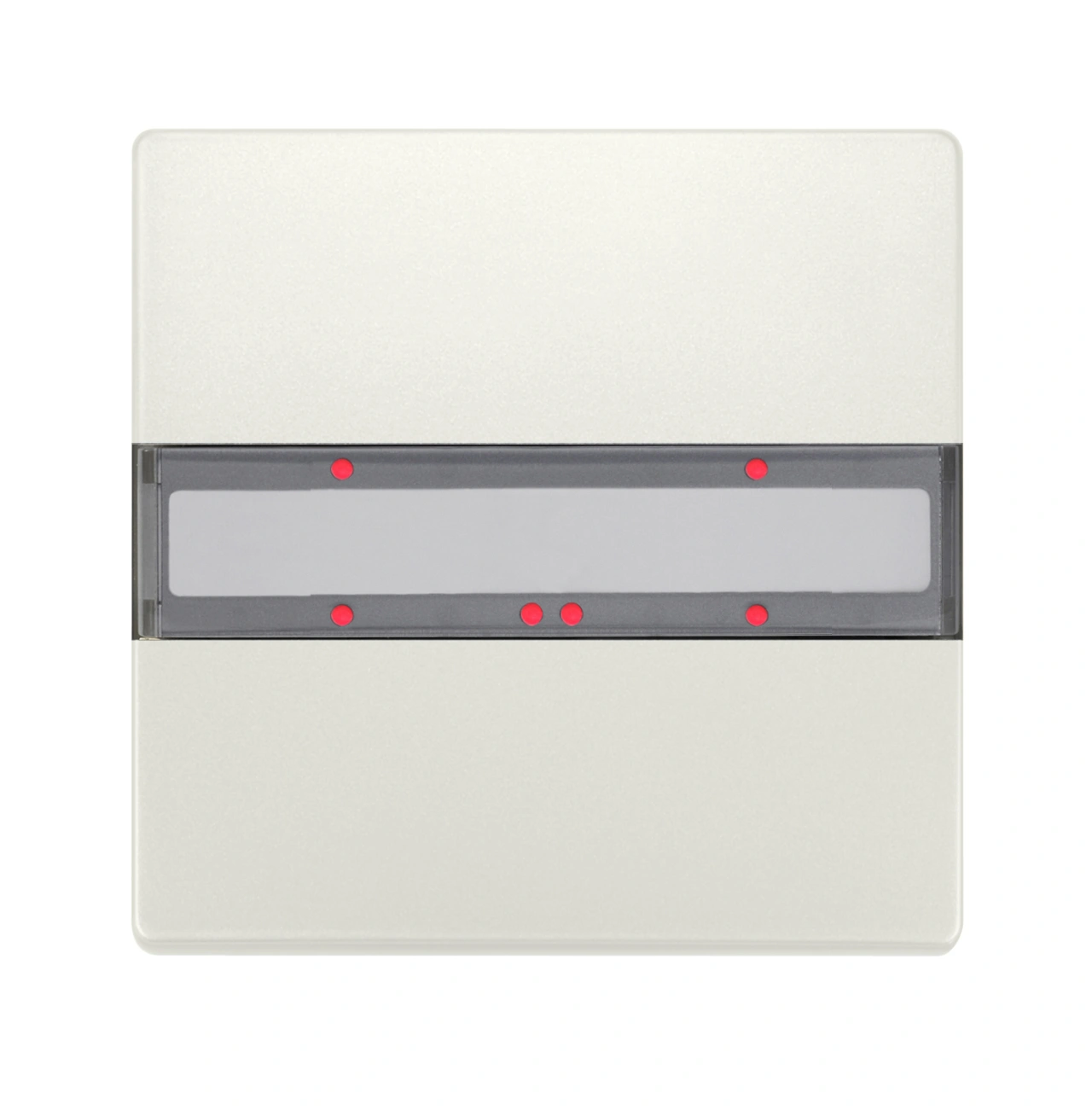 Panou 1 pereche taste, cu LED de stare, alb titan