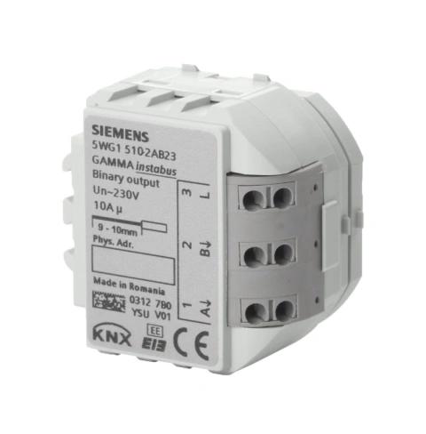Ieșiri binare RS510/23, 2x10A, 230V c.a. (sarcini rezistive)