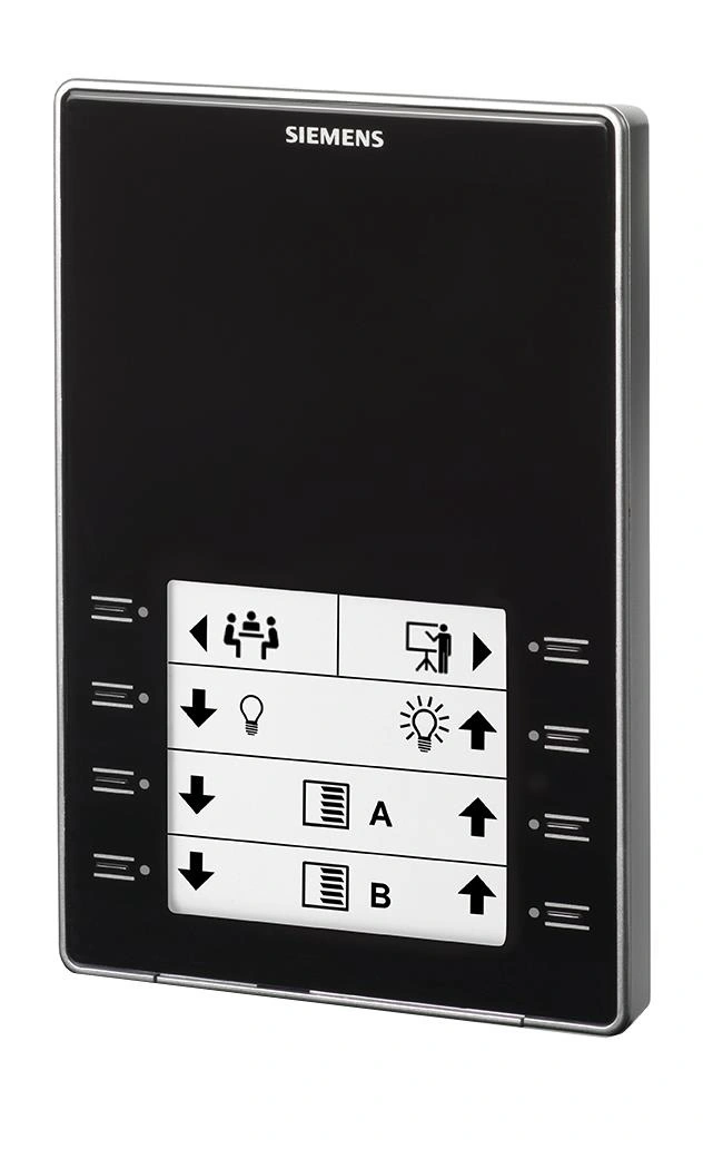 Control unit with keys and temperature sensor, black