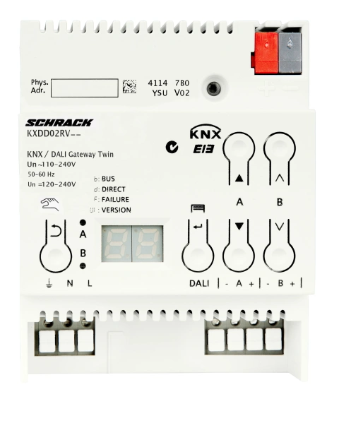 Twin Gateway KNX/DALI, pt.max. 2 x 64 DALI-EVG_1