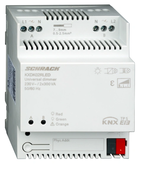 Dimer universal, 2 x 300VA, 230V c.a. (pt. LED-uri)