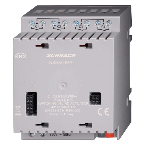 Actuator KNX comutare/jaluzele, 4/2 ieșiri, 16A, 230V c.a._11