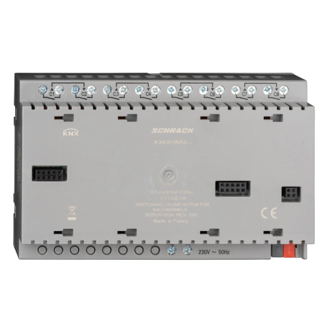 Actuator KNX comutare/jaluzele, 8/4 ieșiri, 16A, 230V c.a._1