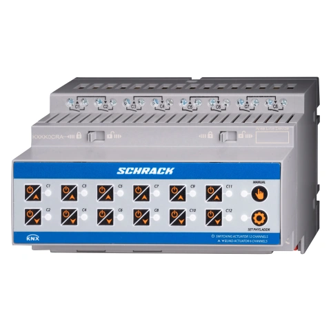 Actuator KNX comutare/jaluzele, 12/6 ieșiri, 16A, 230V c.a._10