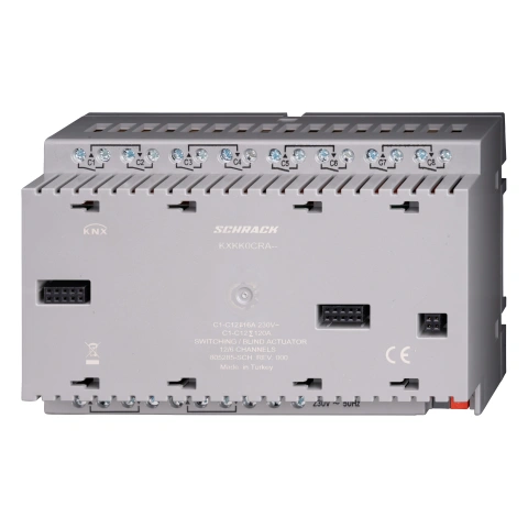Actuator KNX comutare/jaluzele, 12/6 ieșiri, 16A, 230V c.a._11