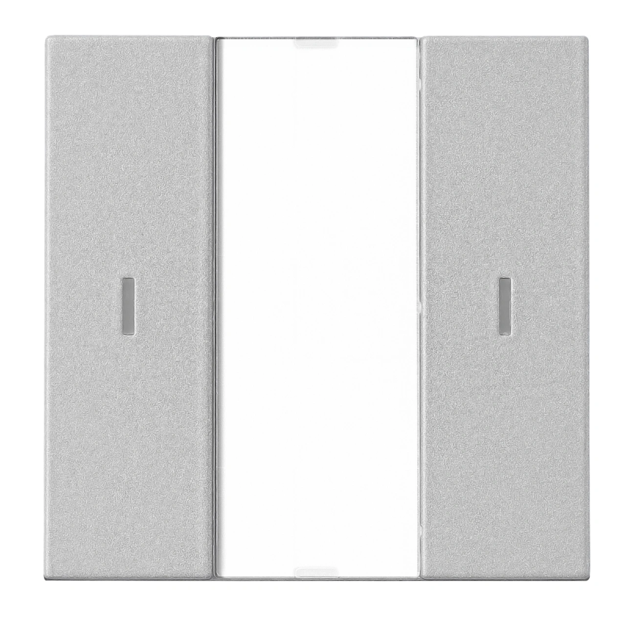 Taster KNX, o pereche, cu LED de stare, argintiu