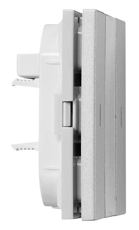 Taster KNX, o pereche, cu LED de stare, argintiu_2