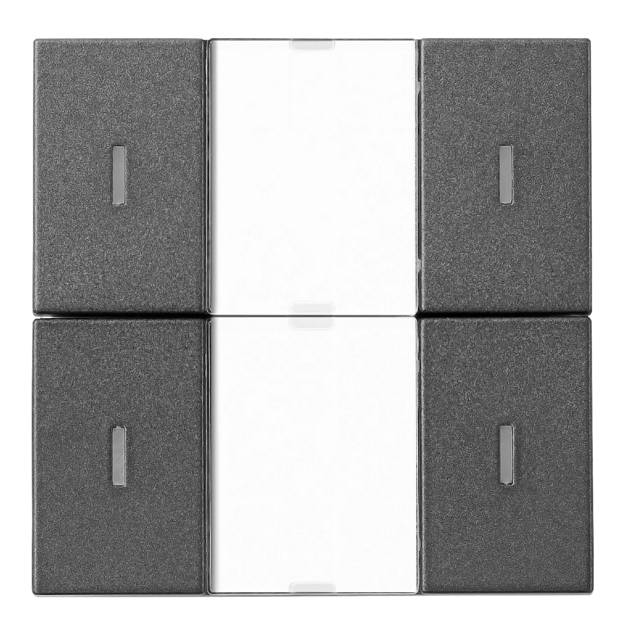 Taster KNX, două perechi, cu LED de stare, antracit