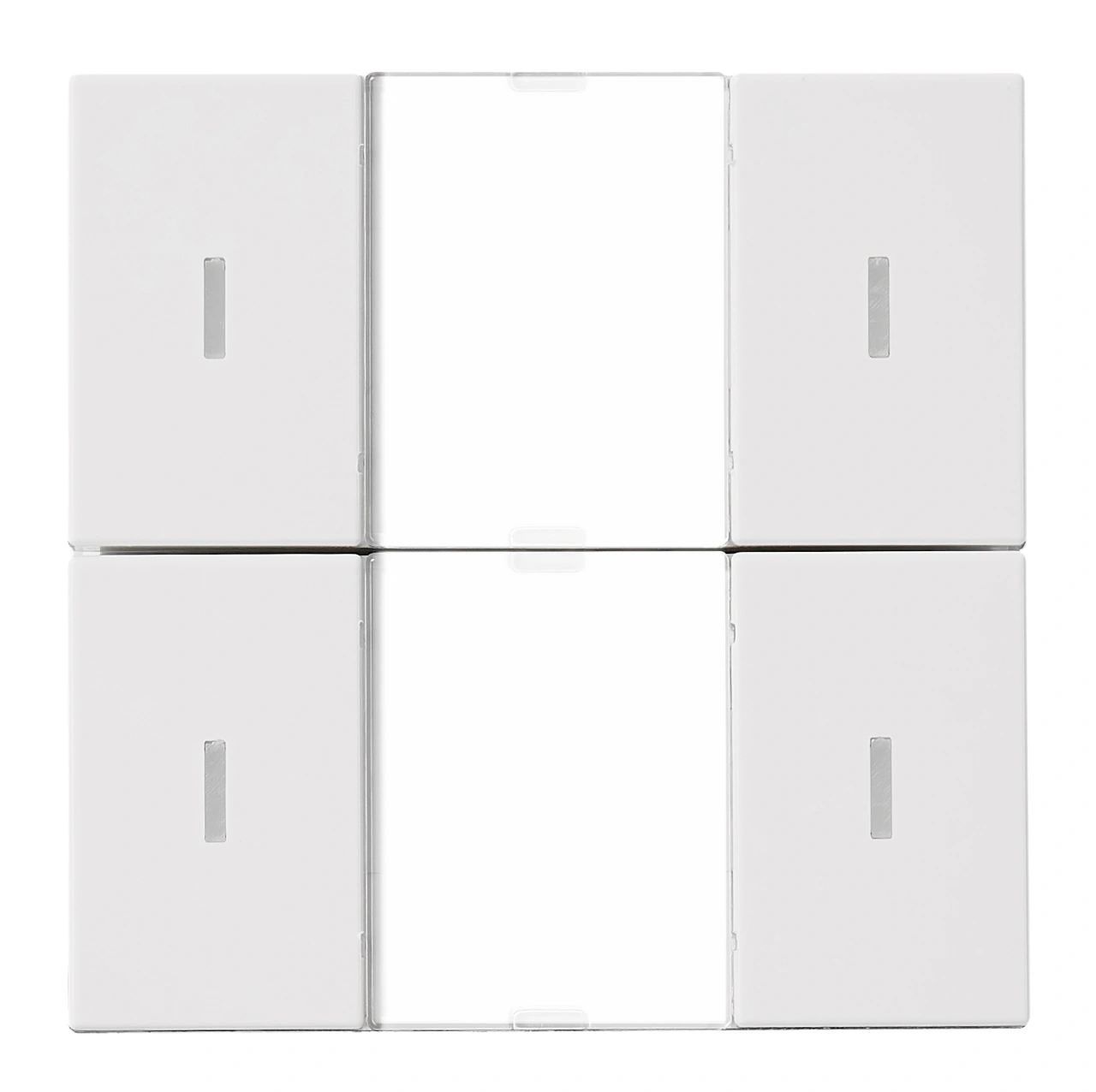 Taster KNX, două perechi, cu LED de stare, alb