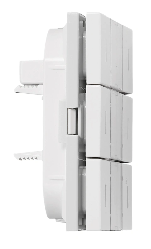 Taster KNX, trei perechi, cu LED de stare, alb_2