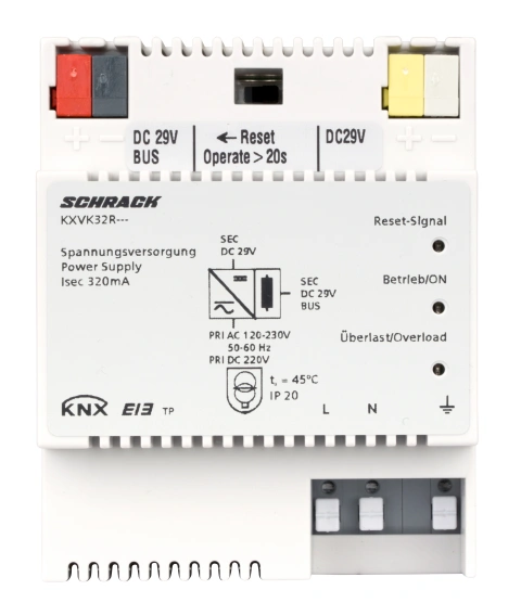Sursă KNX, DC 29V, 320mA, cu ieşire supl. nestabilizată_1