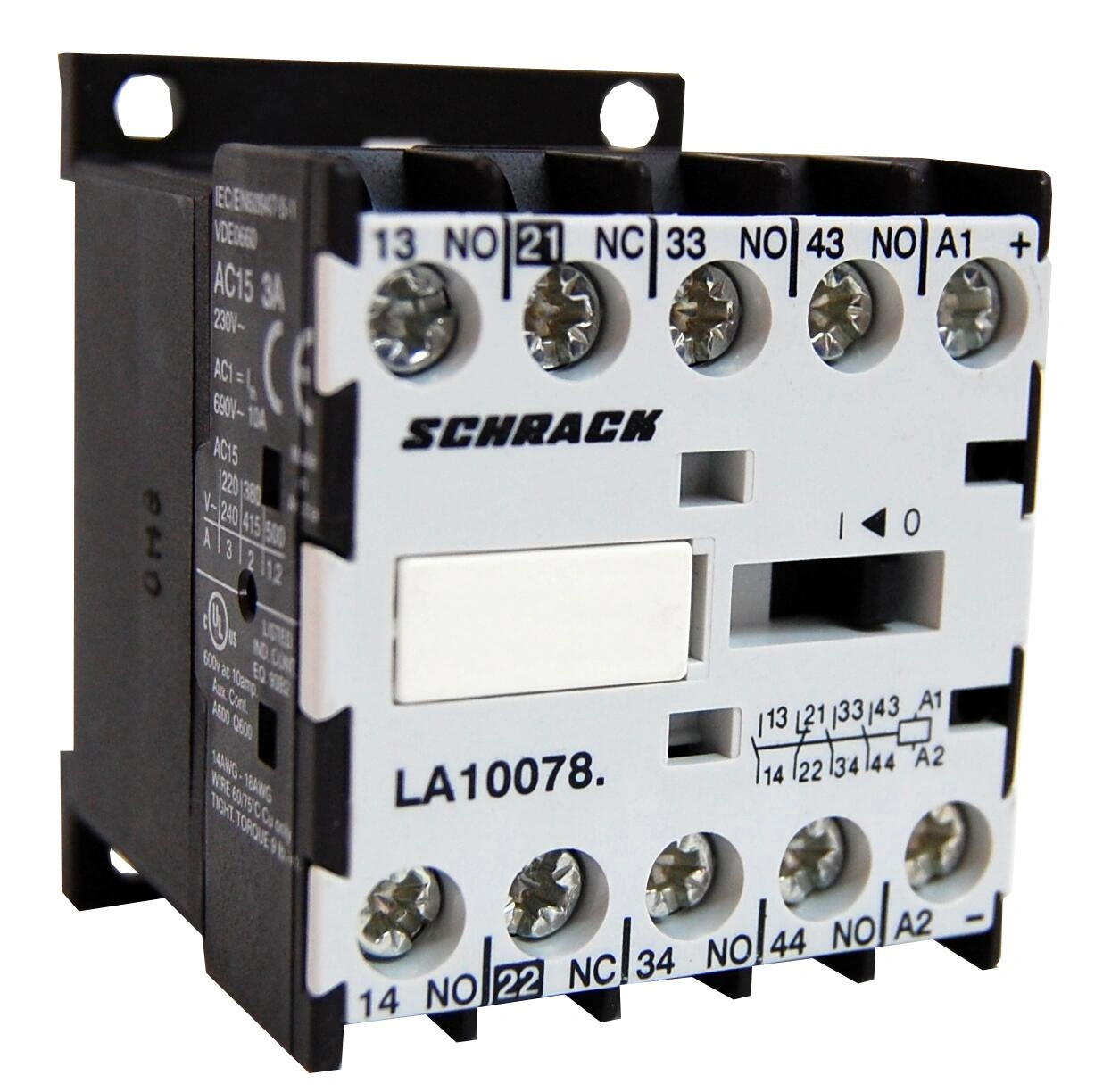 Contactor auxiliar miniatura 3ND1NI/24VAC 10A