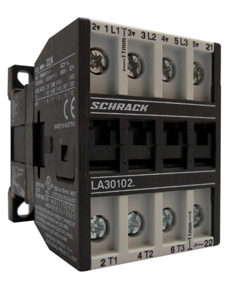 Contactor 3pole, 4kW, AC3, 10A, 24VDC + 1NC built in