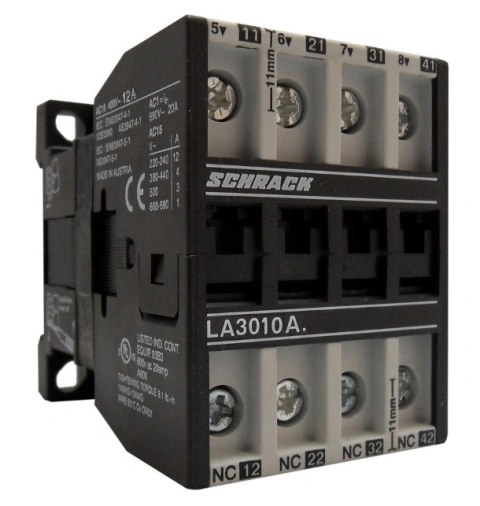 Contactor auxiliar 12A, 230VAC, 4NÎ