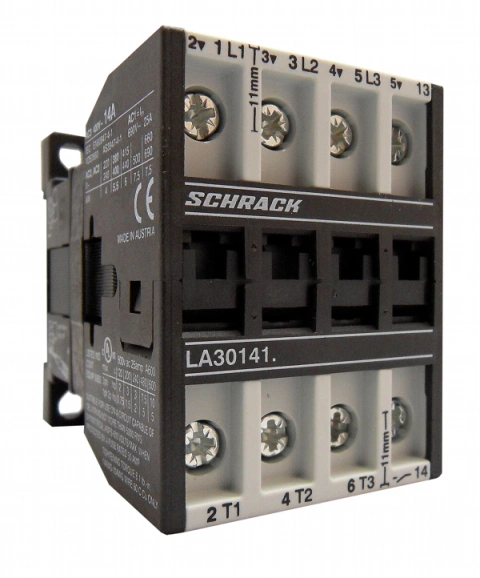 Contactor 3poli, 5,5kW, AC3, 14A, 230VAC + 1NO inclus