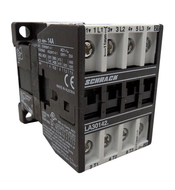 Contactor 3p, 5,5kW, AC3, 14A/ 25A AC1, 110VAC + 1NÎ înc