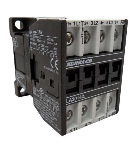 Contactor 3p, 5,5kW, AC3, 14A/ 25A AC1, 110VAC + 1NÎ înc