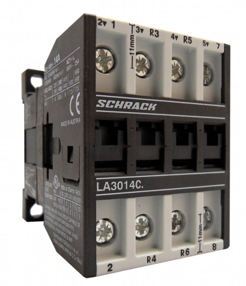 Contactor 4poli, 5,5kW/14A AC3, 2ND+2NÎ, 230VAC